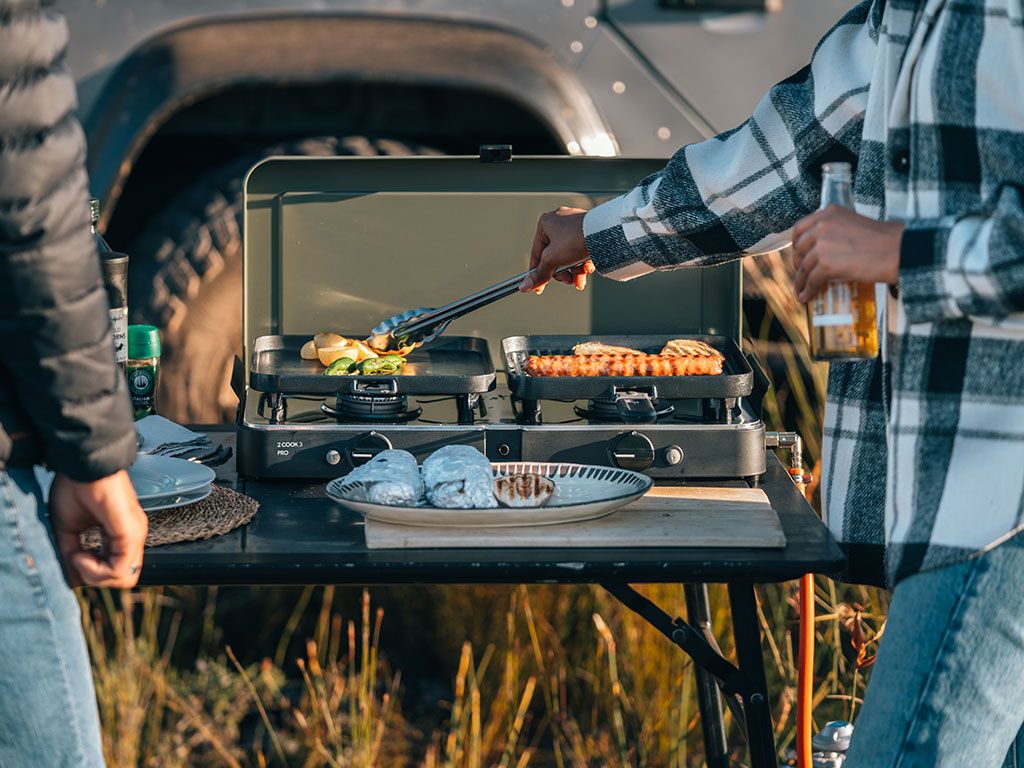 Safari Chef 30 Compact/ Portable 6 Piece/ Gas Barbeque/ Camp