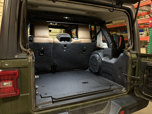 Jeep Wrangler 2018-Present JLU 4 Door - Rear Plate System