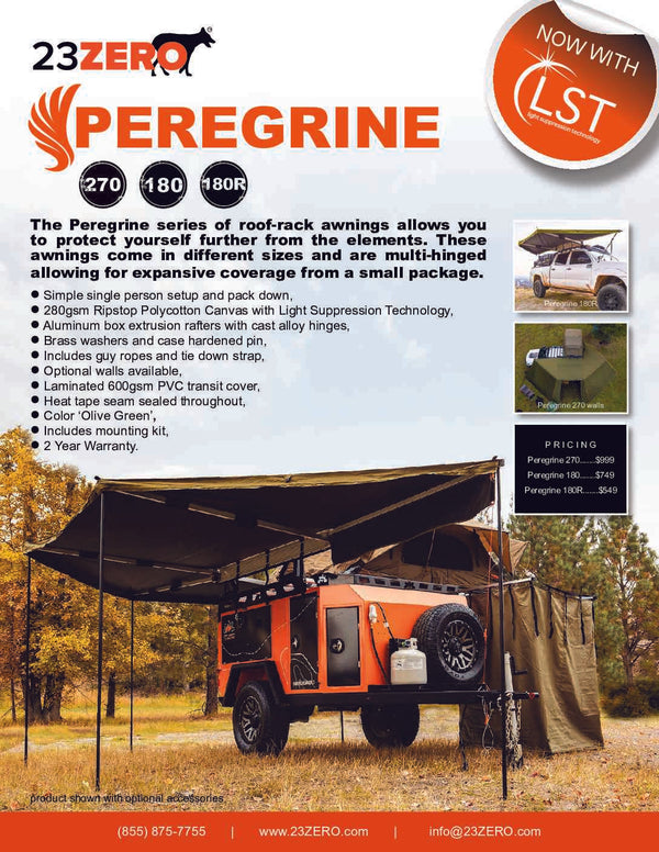 23zero Peregrine 180 Awning with LST