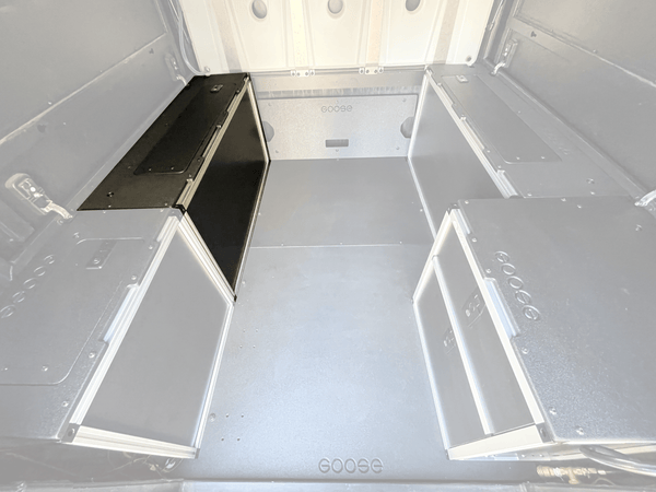 Goose Gear Alu-Cab Canopy Camper V2 - Ford Ranger 2019-Present 4th Gen. - Front Utility Module - 6' Bed