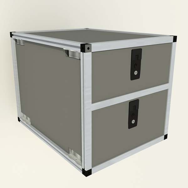 Goose Gear Double Drawer Module - 20 3/16" Wide x 28" Depth