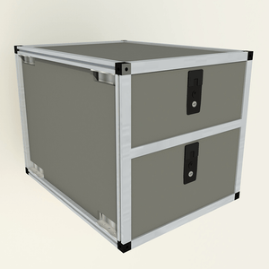 Goose Gear Double Drawer Module - 22 3/16" Wide x 25" Depth