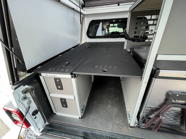 Goose Gear Goose Gear Camper System - Full Size - Driver Side Rear Double Drawer Module