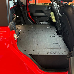 Goose Gear Jeep Gladiator 2019 - Present JT 4 Door - Second Row Seat Delete Plate System - High Platform