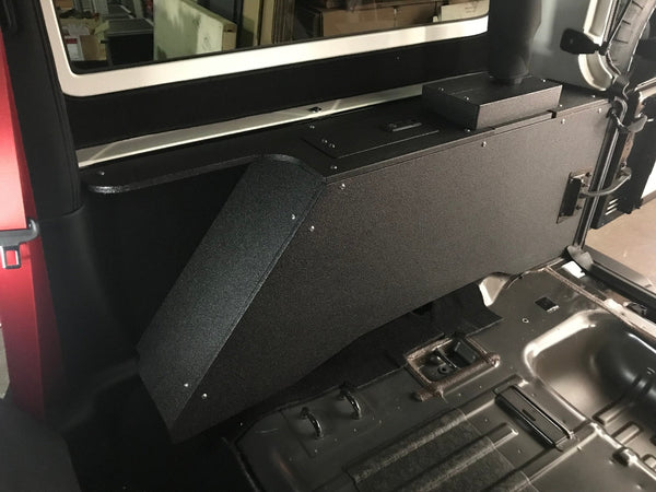 Goose Gear Jeep Wrangler 2007-2018 JK 2 Door - Side Cubbies