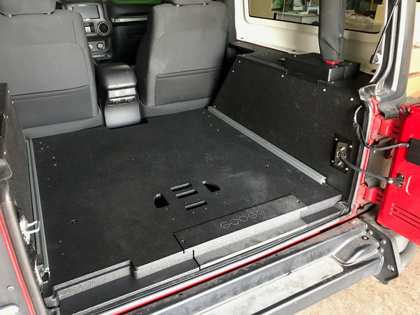 Goose Gear Jeep Wrangler 2007-2018 JK 2 Door - Side Cubbies