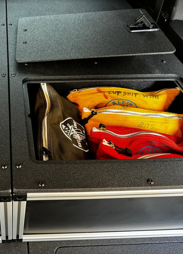 Goose Gear Toyota - Sequoia - 2023 - Present - 3rd Gen - Explore Series - Single Drawer - 19 - 3/16" Width x 38" Deep x 10" High - Drawer Module with Short Drawer 20" and Storage Space Behind Drawer