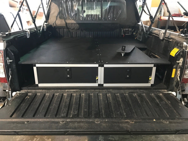 Goose Gear Toyota Tacoma 2005-Present 2nd and 3rd Gen. - Truck Bed Single Drawer Module - Top Plates