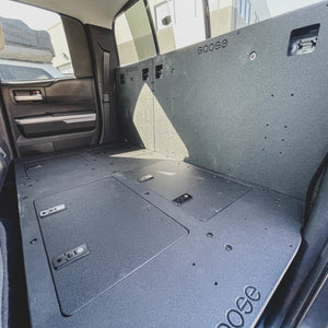 Goose Gear Toyota Tundra 2014-2021 2.5 Gen. Double Cab - Second Row Seat Delete Plate System