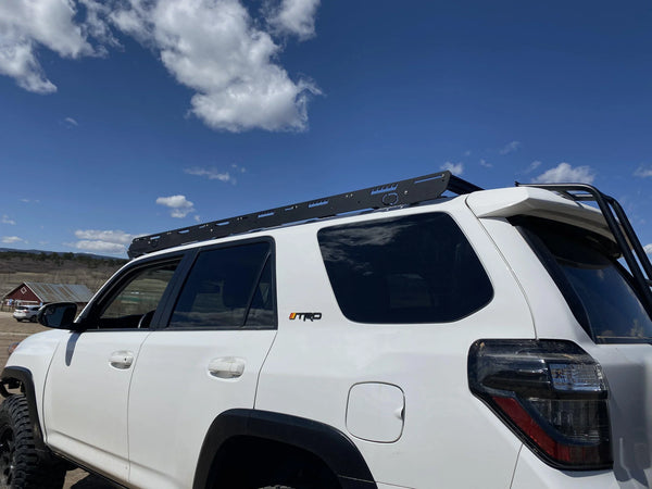 upTOP Overaland Bravo Roof Rack for Toyota 4runner rear drivers side view