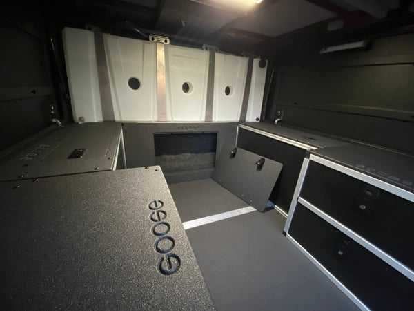 Goose Gear Alu-Cab Canopy Camper - Jeep Gladiator 2019-Present JT - Lower Bulkhead Panel