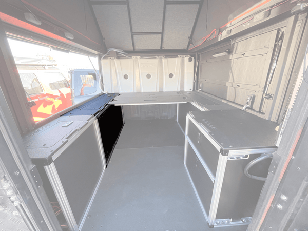 Goose Gear Alu-Cab Canopy Camper V2 - Ford Ranger 2019-Present 4th Gen. - Front Utility Module - 6' Bed