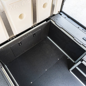 Goose Gear Alu-Cab Canopy Camper V2 - Toyota Tacoma 2005-Present 2nd & 3rd Gen. - Front Utility Module - 5' Bed