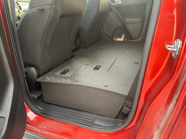 Goose Gear Ford Ranger 2019-Present 4th Gen. Super Crew - 100% Second Row Seat Delete Plate System