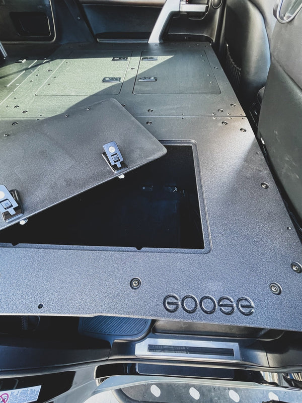 Goose Gear Toyota Land Cruiser 2008-2021 200 Series - Second Row Seat Delete Plate System - Module Height Platform