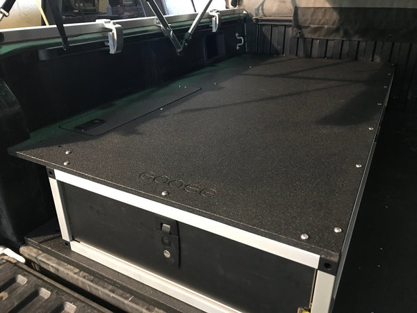 Goose Gear Toyota Tacoma 2005-Present 2nd and 3rd Gen. - Truck Bed Single Drawer Module - Top Plates