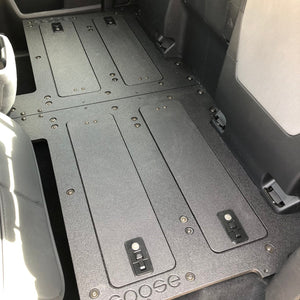 Goose Gear Toyota Tacoma 2016-Present 3rd Gen. Access Cab with Factory Seats - Second Row Seat Delete Plate System